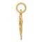 10K Yellow Gold INRI Crucifix Charm Pendant Jewelry 20 X 12mm